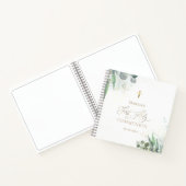 水彩緑 | First Communion Guest Book ノートブック (内部)