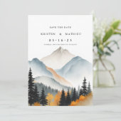 水彩編集可能な山 セーブザデート (スタンド正面)