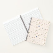 水彩繊細な山花手帳 ノートブック (内部)