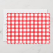 水彩羊の赤ちゃんシャワーファーム招待状 招待状 (裏面)