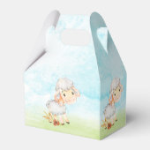 水彩羊の赤ちゃんシャワーファーム フェイバーボックス (裏面サイド)
