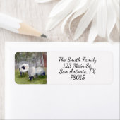 水彩羊差出人住所 ラベル (インサイチュ)