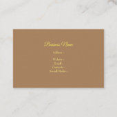 水彩美しいひまわり 名刺 (裏面)