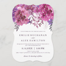 水彩美しいアジサイと植物学