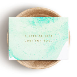 水彩美しいサロンスパ贈与証 割引カード