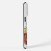 水彩美しいボクサー犬 iPhoneケース (右側面)