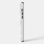 水彩美しいボクサー犬 iPhoneケース (左側面)