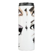 水彩美しい目のパターン タンブラー (裏面)