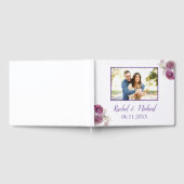 水彩美しい結婚の写真 ゲストブック (全面)