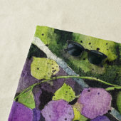 水彩美しい藤の花 ビーチタオル (インサイチュ)