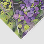 水彩美しい藤の花 薄葉紙 (詳細)