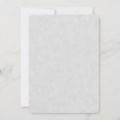 水彩美しい馬の頭ポートレート セーブザデート (裏面)