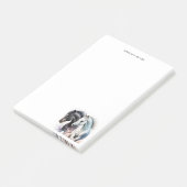 水彩美しい馬 ポストイット (アングル)