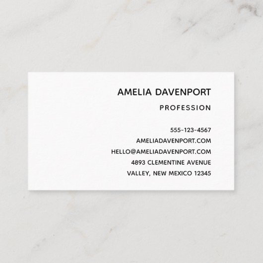 水彩美しい馬 名刺 (裏面)