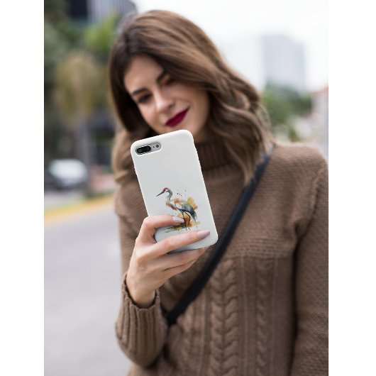 水彩美しい鶴 Case-Mate iPhoneケース