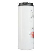 水彩美しい:メスポートレートイラストレーション タンブラー (裏面)