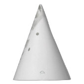 水彩美しい:メスポートレートイラストレーション パーティーハット (右)