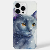 水彩美ロシアのしい猫 Case-Mate iPhoneケース (裏面)