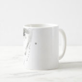 水彩美女顔 コーヒーマグカップ (正面右)