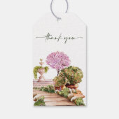 水彩美学ガーデン春 ギフトタグ (裏面)