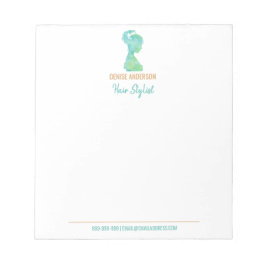 水彩美容師美しいサロン パーソナライズされた ノートパッド