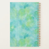 水彩美容師美しいサロン パーソナライズされた プランナー手帳 (裏面)