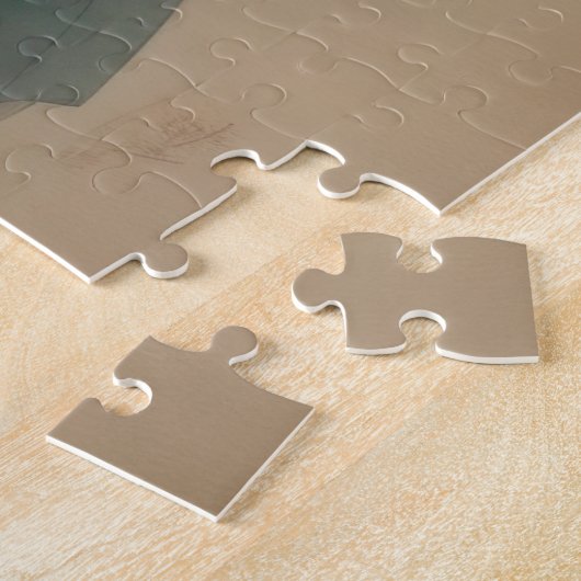 水彩美絵画しいアジアの女性の花 ジグソーパズル (側面)