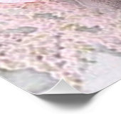 水彩美術エレガントバラモダン花 ポスター (コーナー)