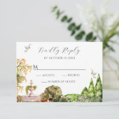 水彩美観庭園 出欠カード (スタンド正面)