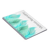 水彩羽パーソナライズされた ノートブック (右側)