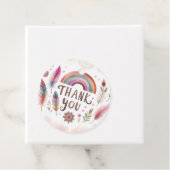 水彩羽ボヘミアンボホバースデーパーティー フェイバータグ (インサイチュ)