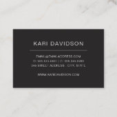 水彩羽名刺 名刺 (裏面)