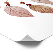 水彩羽子供部屋ポスターキッズルームデコール ポスター (角)