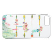 水彩羽毛ボホトライバルアローズアート Case-Mate iPhoneケース (裏面(横))