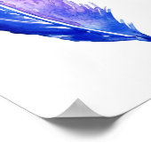 水彩羽:美しいコレクションヴィンテージ。 ポスター (角)