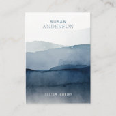 水彩耳飾り名刺 名刺 (正面)