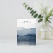 水彩耳飾り名刺 名刺 (スタンド正面)