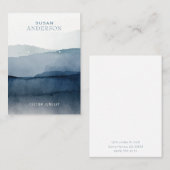 水彩耳飾り名刺 名刺 (正面/裏面)