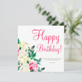 水彩聖なる書物、 経典誕生日 カード (スタンド正面)