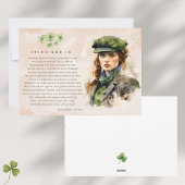 水彩聖パトリックの日アイルランド詩 シーズンカード