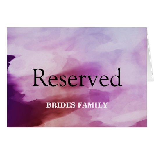 水彩背景テーブル予約 (正面横)