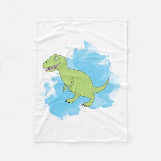 水彩背景デザイン フリースブランケット (正面)