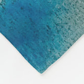 水彩背景デザイン フリースブランケット (角)