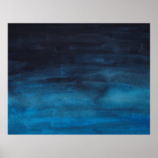 水彩背景デザイン ポスター (正面)