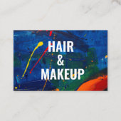 水彩背景付き名刺 名刺 (正面)