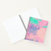 水彩背景女子バスケットボール ノートブック (内部)
