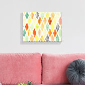 水彩背景 キャンバスプリント (インサイチュ (リビング))