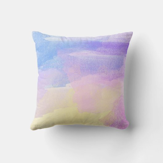 水彩背景 クッション (裏面)
