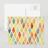 水彩背景 ポストカード (正面/裏面)