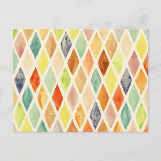 水彩背景 ポストカード (正面)